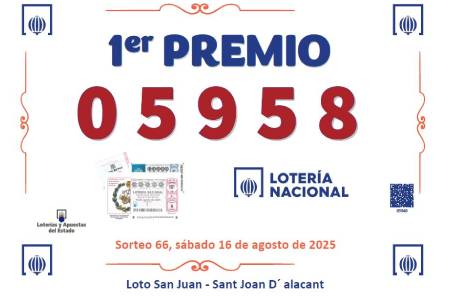Primer Premio Lotería Nacional